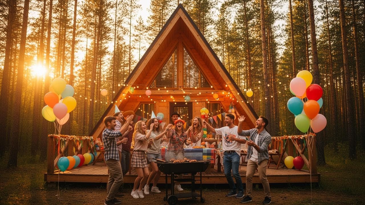 День рождения в кругу друзей